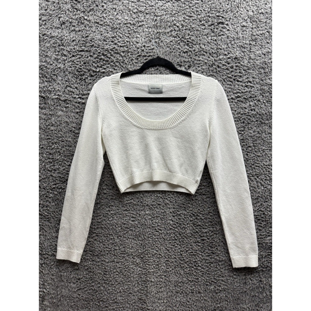 Rachel Comey Trulli Crop White Sweater Size S